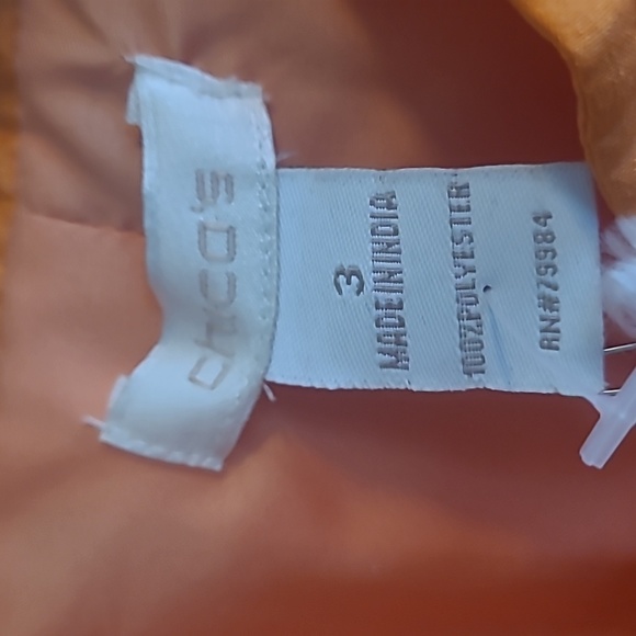 Chico's orange colored jacket - Picture 7 of 9
